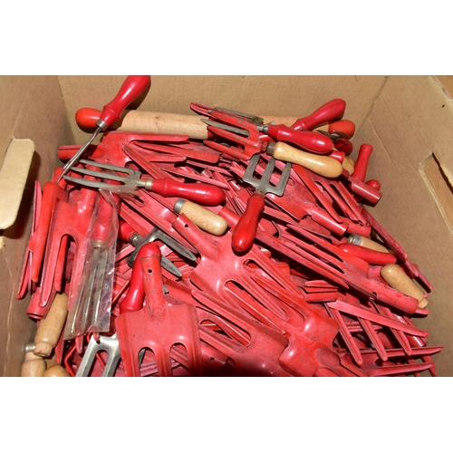 465 - FOUR BOXES OF VINTAGE TOYS BY REMANCO, to include children's gardening and household tools, assorted... 