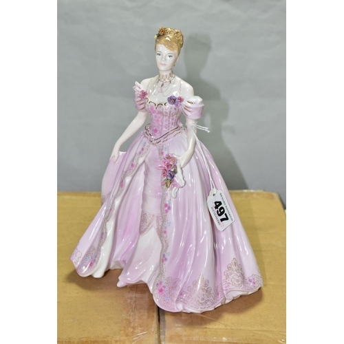 497 - A COALPORT LIMITED EDITION FIGURINE 'THE FAIRY TALE BEGINS', designed by Basia Zarzycka, sculpted by... 