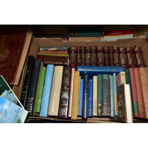 501 - FIVE BOXES OF ANTIQUARIAN BOOKS, containing over 100 titles including four C.S. Lewis titles The Scr... 