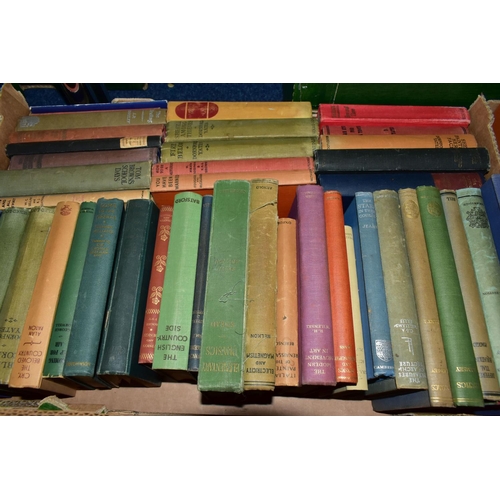 501 - FIVE BOXES OF ANTIQUARIAN BOOKS, containing over 100 titles including four C.S. Lewis titles The Scr... 