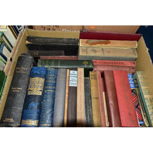 512 - TEN BOXES OF BOOKS AND MAPS, approximately one hundred and twenty titles to include History of Burto... 