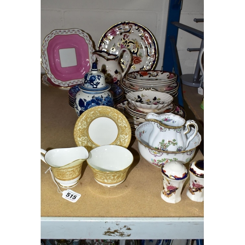 515 - A GROUP OF MASON'S AND ROYAL WORCESTER TEAWARE comprising twenty three pieces of Mason's ironstone '... 