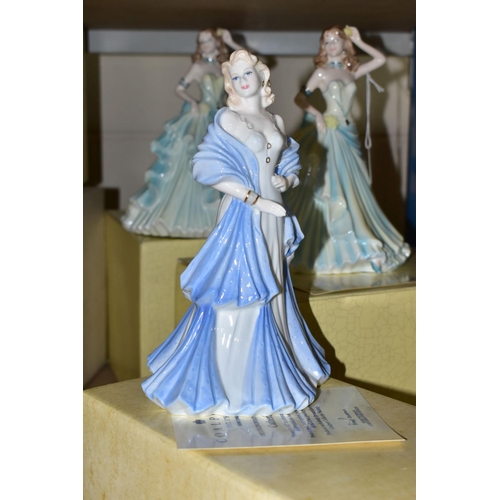 531 - THREE BOXED COALPORT 'THE COLLINGWOOD COLLECTION' FIGURINES, comprising Catherine, an exclusive to C... 