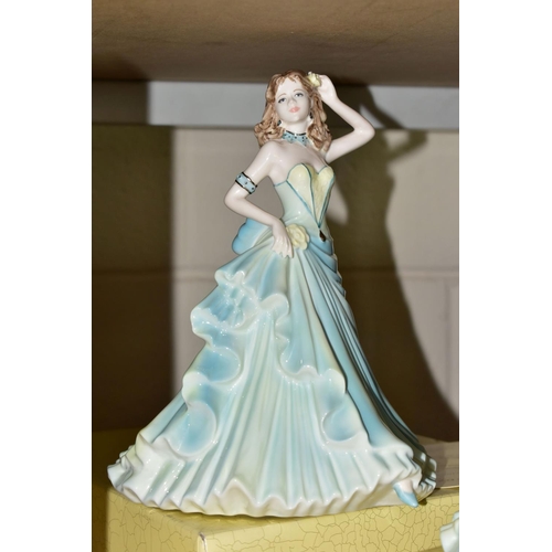 531 - THREE BOXED COALPORT 'THE COLLINGWOOD COLLECTION' FIGURINES, comprising Catherine, an exclusive to C... 