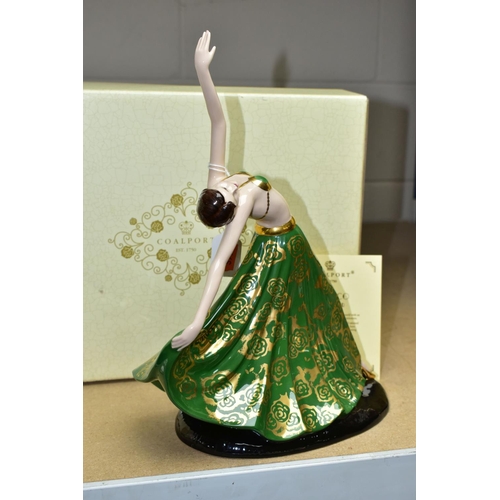 540 - A BOXED COALPORT 'THE DANCER' FIGURINE, from the 'Kathleen Parsons Art Deco Collection', limited edi... 