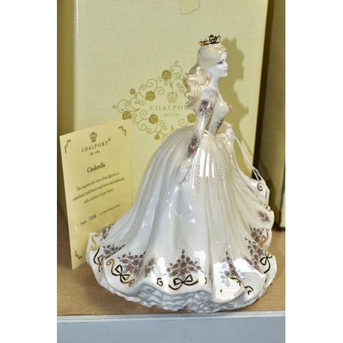 541 - A BOXED COALPORT 'CINDERELLA' FIGURINE, limited edition numbered 1596/2000 with certificate, height ... 