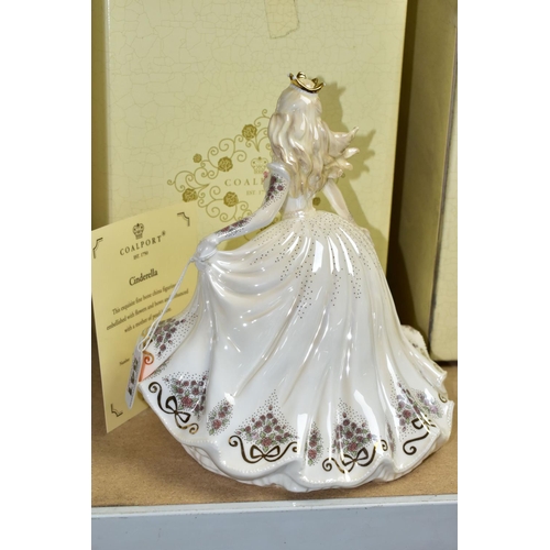 541 - A BOXED COALPORT 'CINDERELLA' FIGURINE, limited edition numbered 1596/2000 with certificate, height ... 