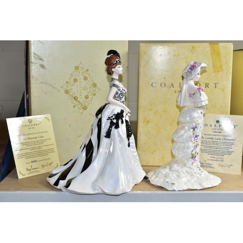 542 - TWO BOXED COALPORT 'THE BASIA ZARZYCKA COLLECTION' FIGURINES, comprising My Heavenly Celia, limited ... 