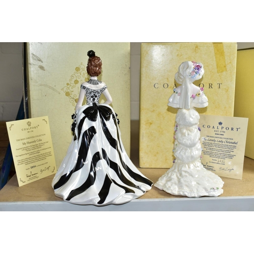 542 - TWO BOXED COALPORT 'THE BASIA ZARZYCKA COLLECTION' FIGURINES, comprising My Heavenly Celia, limited ... 