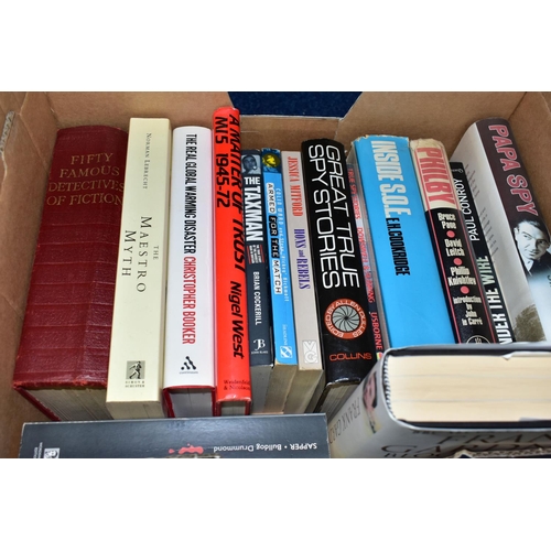 558 - THREE BOXES OF BOOKS PUBLISHED CIRCA MID TO LATE 20TH CENTURY, to include a selection of books relat... 