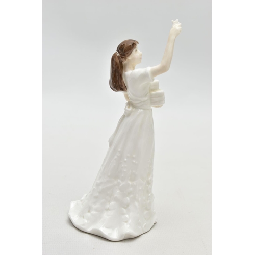 1072A - A ROYAL DOULTON LADY FIGURE 'HAPPY CHRISTMAS' FROM THE SENTIMENTS COLLECTION, HN4255, printed marks,... 