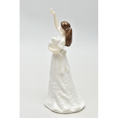 1072A - A ROYAL DOULTON LADY FIGURE 'HAPPY CHRISTMAS' FROM THE SENTIMENTS COLLECTION, HN4255, printed marks,... 