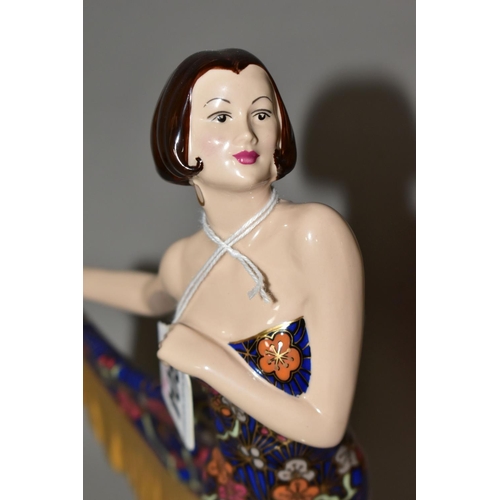 304 - A BOXED COALPORT 'THE FLAPPER' FIGURINE, from the 'Kathleen Parsons Art Deco Collection', limited ed... 