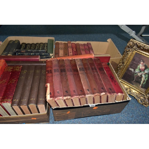 344 - BOOKS - THE GREAT WAR, five boxes containing approximately sixty-five titles on The Great War includ... 