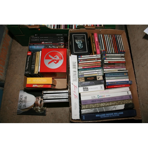 1003 - THREE TRAYS CONTAINING OVER TWO HUNDRED CDs AND CD BOXSETS including Boyzone, Lulu, Dusty Springfiel... 