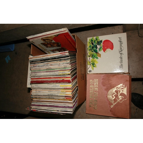 1009 - A TRAY CONTAINING APPROX ONE HUNDRED AND TEN LPs of mostly classical music