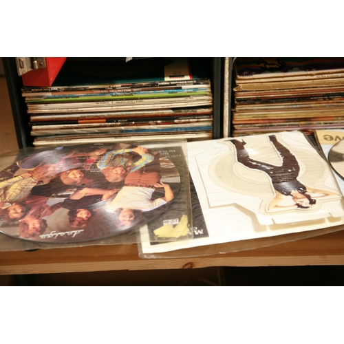 935 - FOUR RECORD CASES CONTAINING OVER ONE HUNDRED AND TEN LPs AND 12in SINGLES items of note include Aqu... 