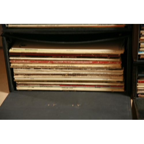 936 - FOUR RECORD CASES CONTAINING OVER ONE HUNDRED AND FIFTY LPs AND 12in SINGLES , artists include, Char... 