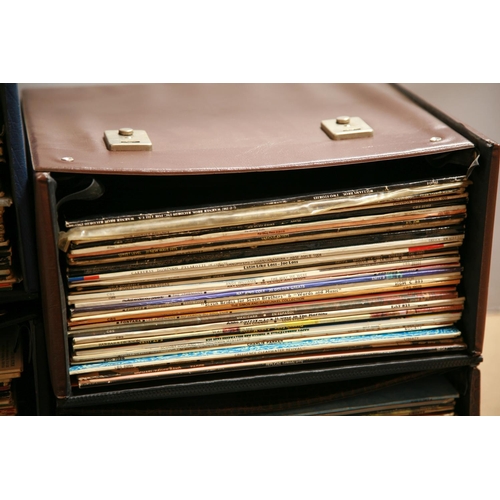 936 - FOUR RECORD CASES CONTAINING OVER ONE HUNDRED AND FIFTY LPs AND 12in SINGLES , artists include, Char... 