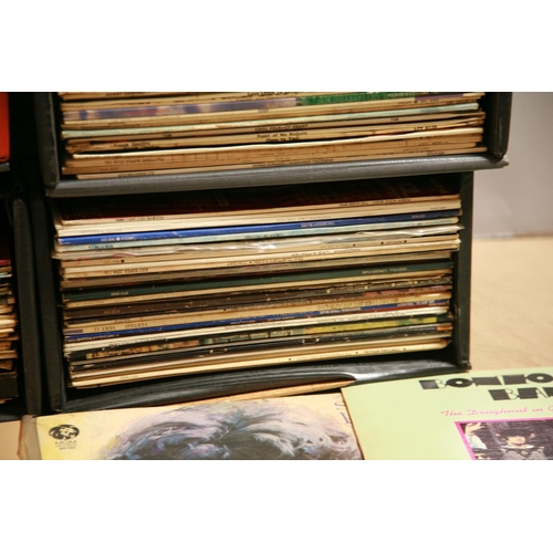 945 - FOUR RECORD CASES CONTAING OVER ONE HUNDRED AND FORTY LPs AND 12in SINGLES including Portrait by The... 