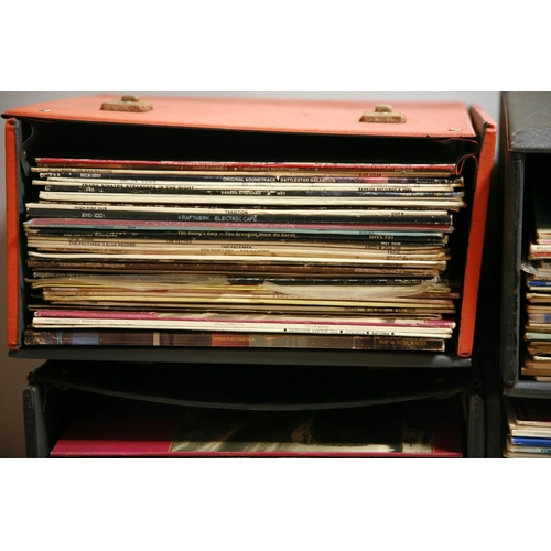 945 - FOUR RECORD CASES CONTAING OVER ONE HUNDRED AND FORTY LPs AND 12in SINGLES including Portrait by The... 