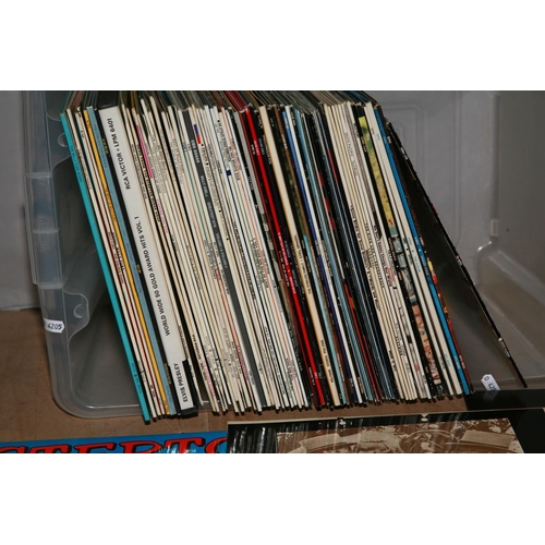 951 - A TRAY CONTAINING OVER SEVENTY NEAR MINT LPs including Hits Vol 1 boxset by Elvis Presley, The Best ... 