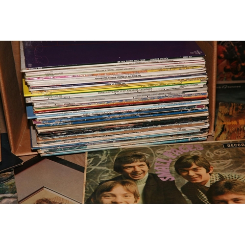 964 - A TRAY CONTAINING APPROX SIXTY LPs including Ssssh. and Ten Years After, A Momentary Lapse by Pink F... 