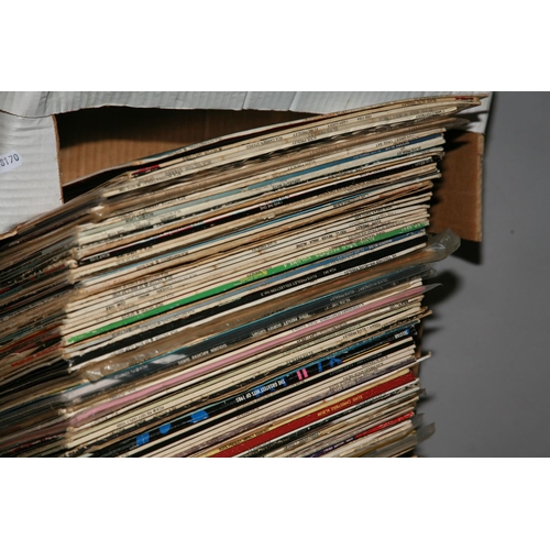 968 - A TRAY CONTAINING APPROX ONE HUNDRED LPs BY ELVIS PRESLEY including some originals, some reissues an... 