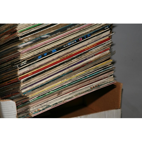 968 - A TRAY CONTAINING APPROX ONE HUNDRED LPs BY ELVIS PRESLEY including some originals, some reissues an... 