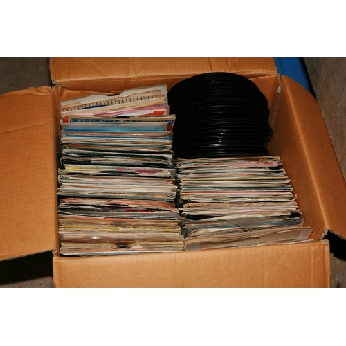 985 - A TRAY CONTAINING APPROX THREE HUNDRED 7in SINGLES including George Harrison, The Marmalade, Bill Ha... 