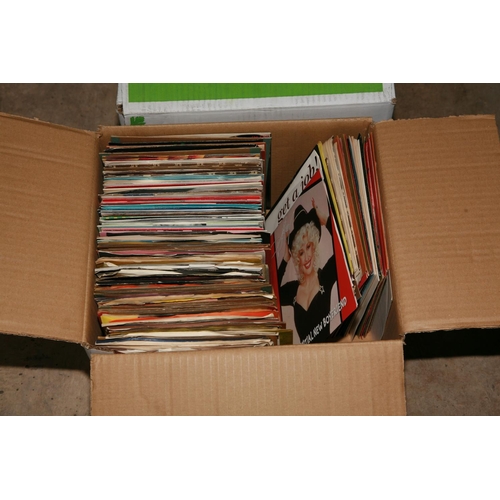 992 - A TRAY CONTAINING APPROX ONE HUNDRED AND SEVENTY 7in SINGLES including HArold Melvin, Richie Valens,... 