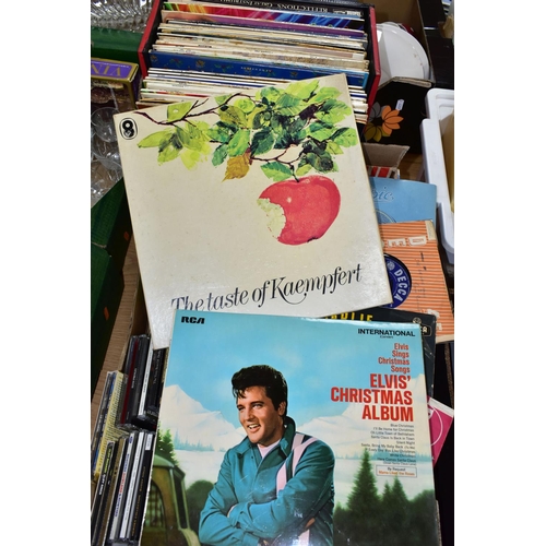 389 - A COLLECTION OF ASSORTED 1950-1970'S L.PS AND 45RPM RECORDS, to include over forty LP records by art... 