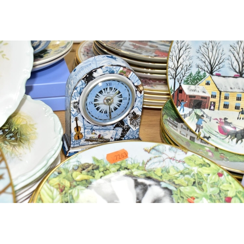 399 - A QUANTITY OF COLLECTABLE PLATES, comprising four plates in the A Land Fit For Heroes series 'Safely... 