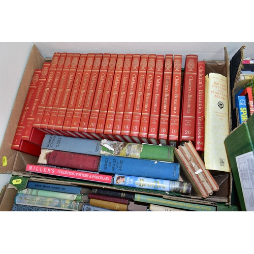 402 - BOOKS, seven boxes and loose containing approximately 230 miscellaneous titles in hardback and paper... 