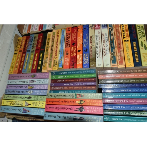 403 - BOOKS, five boxes containing approximately 220 mostly paperback titles, of contemporary fiction, aut... 