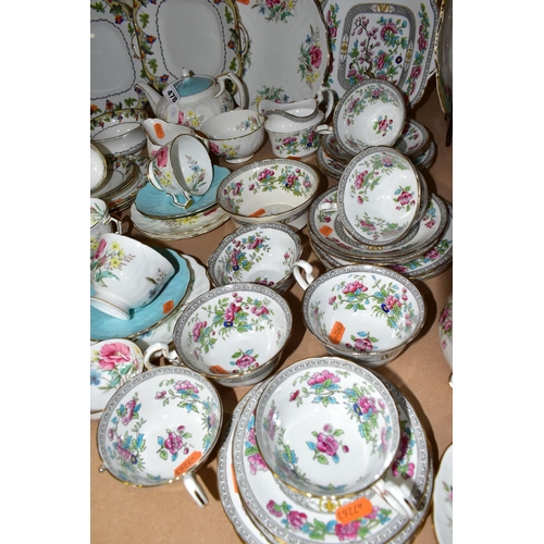 478 - A SELECTION OF AYNSLEY TEA WARES ETC, comprising of  Indian Tree A1173 pattern six tea cups and sauc... 