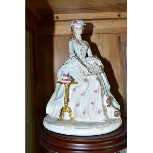 492 - A SET OF FOUR ROYAL WORCESTER FOR COMPTON & WOODHOUSE LIMITED EDITION FIGURES 'THE GRACEFUL ARTS', c... 