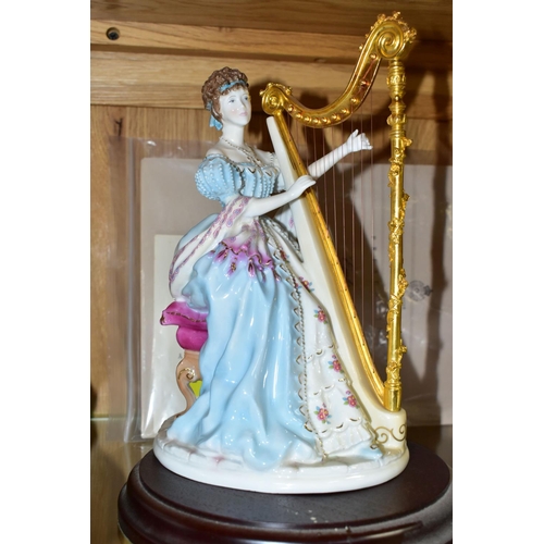 492 - A SET OF FOUR ROYAL WORCESTER FOR COMPTON & WOODHOUSE LIMITED EDITION FIGURES 'THE GRACEFUL ARTS', c... 