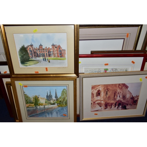 502 - A SMALL QUANTITY OF PAINTINGS AND PRINTS ETC, to include signed limited edition prints - Tim Bulmer ... 