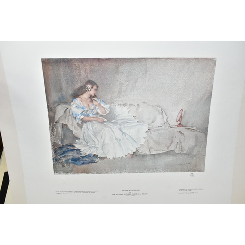 519 - A SMALL QUANTITY OF PAINTINGS AND PRINTS, to include a limited edition William Russell Flint print '... 