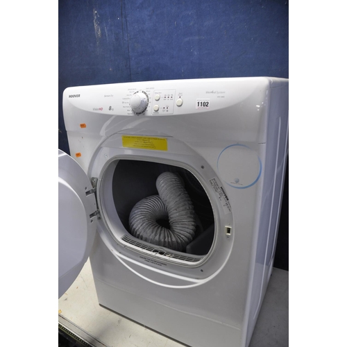 1102 - A HOOVER VHV-680C TUMBLE DRYER measuring width 60cm x depth 60cm x height 84cm (PAT pass and working... 