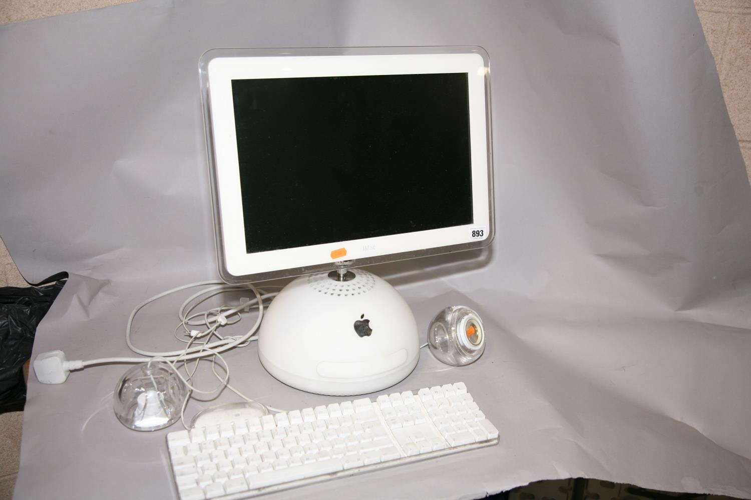 iMac g4 M6498 15inch ＋ 純正キーボード＋初期化用ディスク+rubic.us