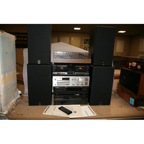 899 - A COMPONANT HI FI consisting of a pair of Celestion DL8 speakers, a pair of DL6 speakers, a pair of ... 