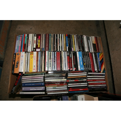 1004 - TWO TRAYS CONTAINING APPROX ONE HUNDRED AND FIFTY CDs AND CD BOXSETS including Petula Clark, Billie ... 