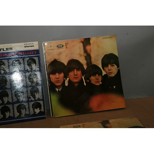 954 - SIX EARLY LPs FROM THE BEATLES comprising of  Please,Please Me (6th pressing), With the Beatles (1st... 