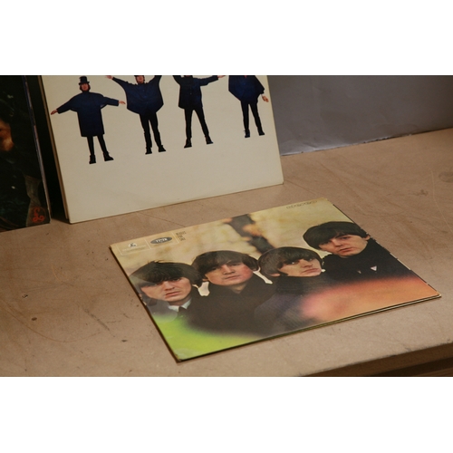 954 - SIX EARLY LPs FROM THE BEATLES comprising of  Please,Please Me (6th pressing), With the Beatles (1st... 