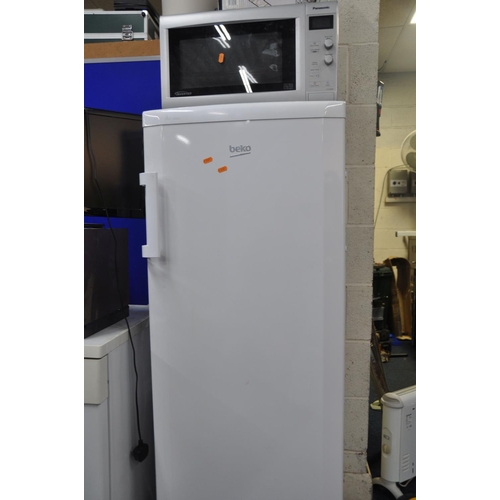 1061 - A BEKO LX5095W TALL FRIDGE measuring width 54cm x depth 58cm x height 144cm (PAT pass and working), ... 