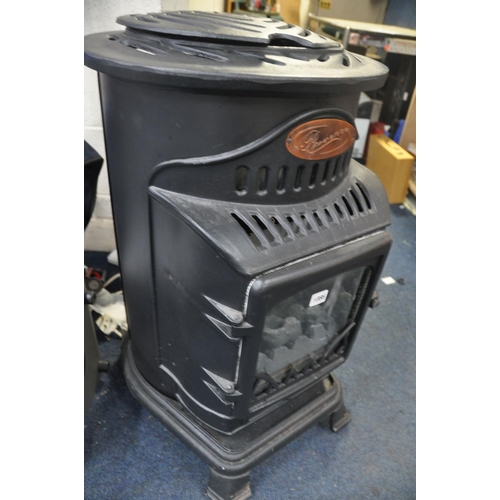 1086 - A PROVENCE GAS HEATER with coal window gas not included (UNTESTED)