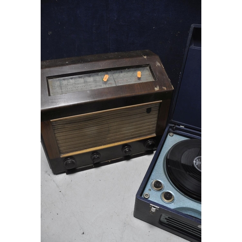 1090 - A LARGE COLLECTION OF VINTAGE ADIO EQUIPMENT to include Decca CR-1100 radio, vintage Baird radio, vi... 