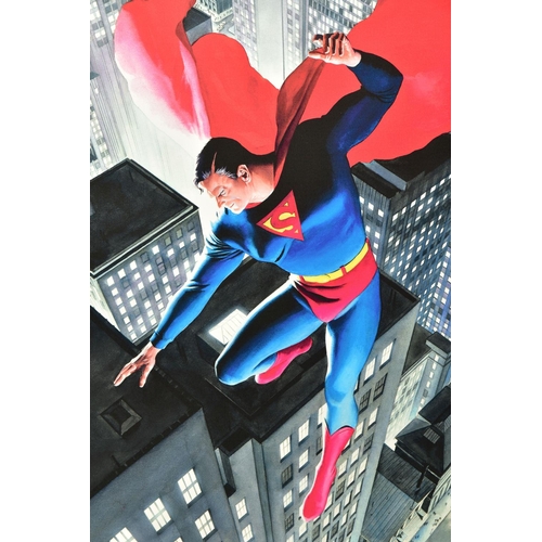 317 - ALEX ROSS FOR DC COMICS (AMERICAN CONTEMPORARY) 'SUPERMAN TWENTIETH CENTURY' signed limited edition ... 